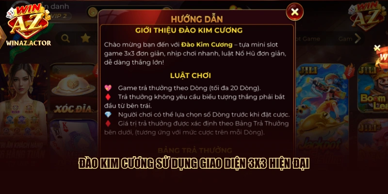 Đào Kim Cương sử dụng giao diện 3X3 hiện đại