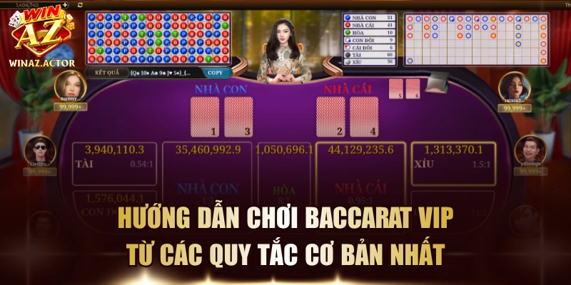 Hướng Dẫn Chơi Baccarat Vip Từ Các Quy Tắc Cơ Bản Nhất