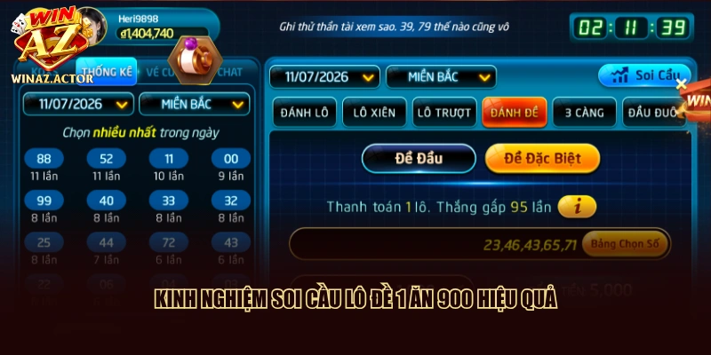 Kinh nghiệm soi cầu lô đề 1 ăn 900 hiệu quả
