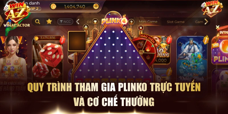 Quy Trình Tham Gia Plinko Trực Tuyến Và Cơ Chế Thưởng